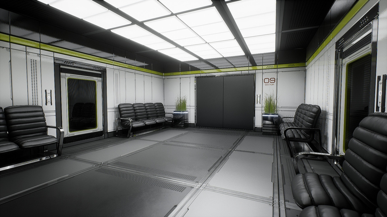 Modular Sci Fi Office (UNREAL ENGINE