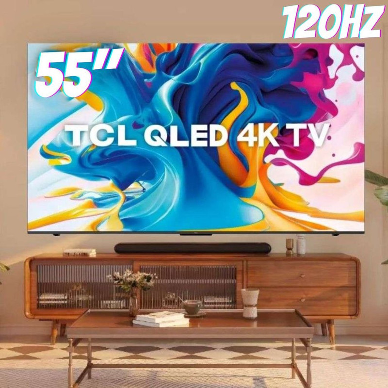 Smart Tv C645 Qled 55 4k Google Tv Dolby Vision Gaming Tcl