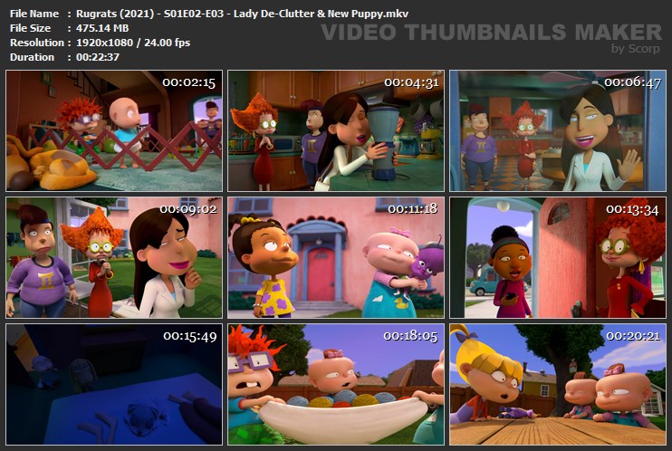 Rugrats (2021) - S01E02-E03 - Lady De-Clutter & New Puppy.mkv