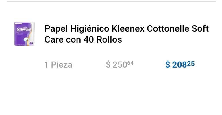 Sam's Club: Papel Higiénico Kleenex Cottonelle 40 rollos | precio agregando al carrito