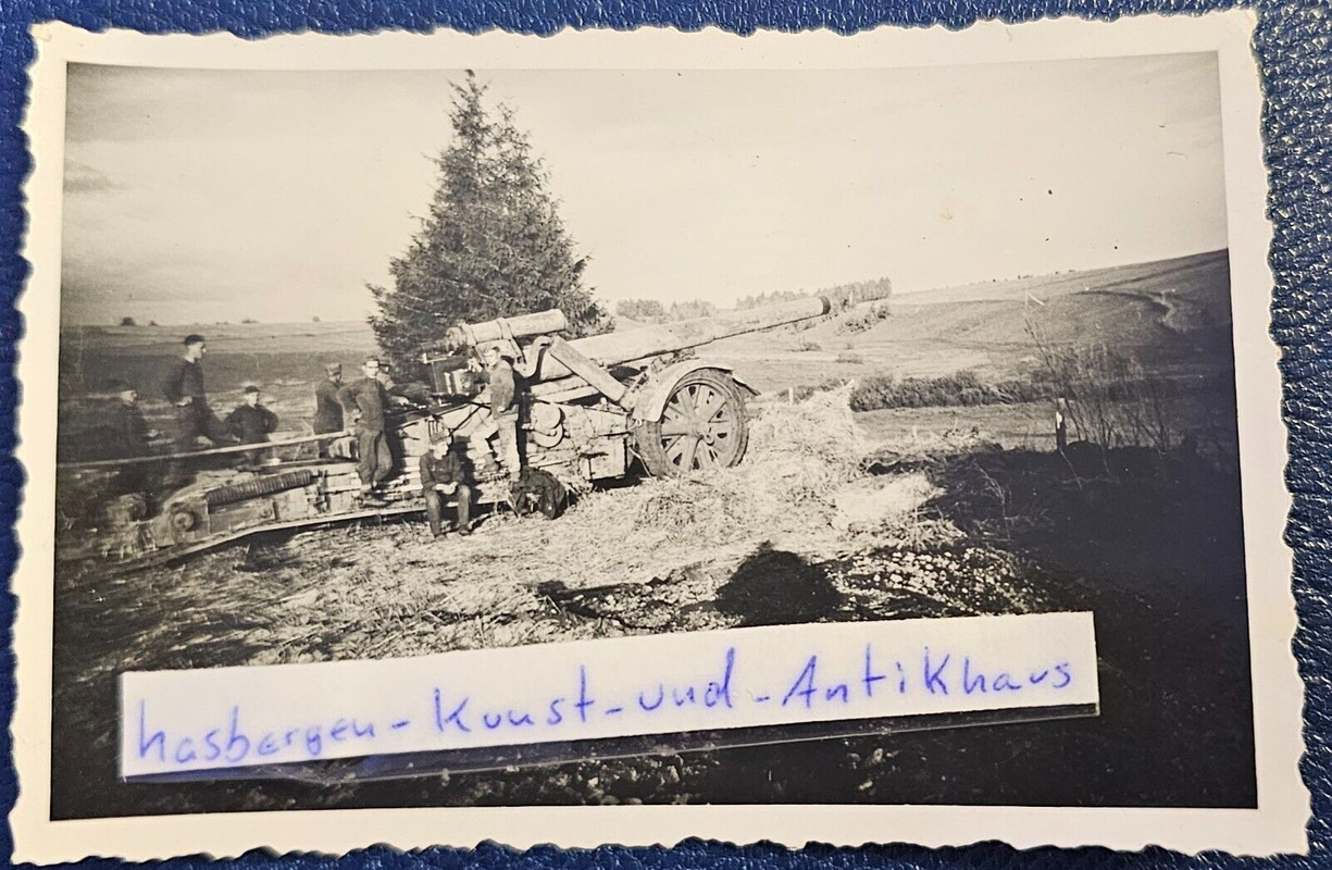 Foto Soldaten Flak Artillerie Geschutz Morser Gross Wehrmacht