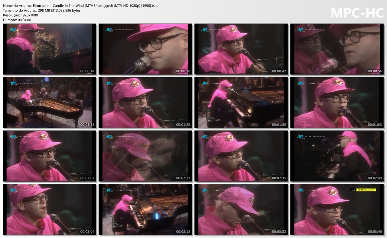 Elton John - Candle In The Wind (MTV Unplugged) (MTV HD 1080p) [1990]