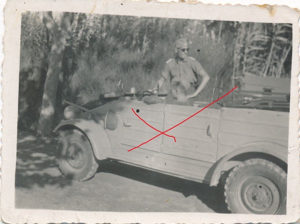 Foto Deutscher Soldat 2, Weltkrieg Südfront Kübe