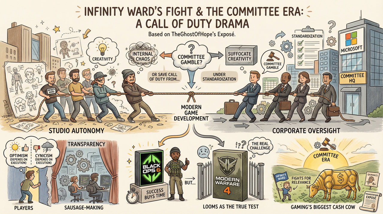 Dark gaming setup representing intense development drama