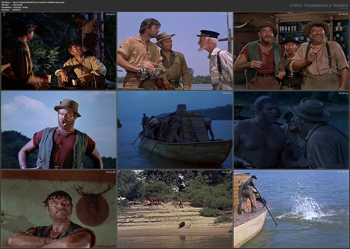 Davy Crockett S01E04 Davy Crockett's Keelboat Race.mkv
