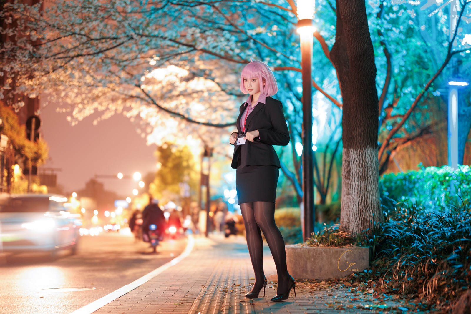 Cien恩恩 Apr.T2 Haman OL 制服 Cosplay 写真合集（25P｜192MB）插图2