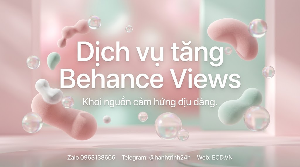 dịch vụ tăng behance views real tăng comment