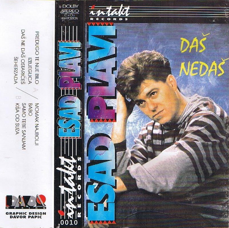 Esad Plavi - 1994 - Das nedas - kaseta - prednja