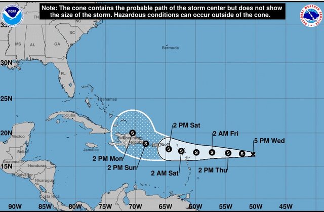 La Depresión Tropical 9 podría convertirse en huracán Ida ✈️ Foro Punta Cana y República Dominicana