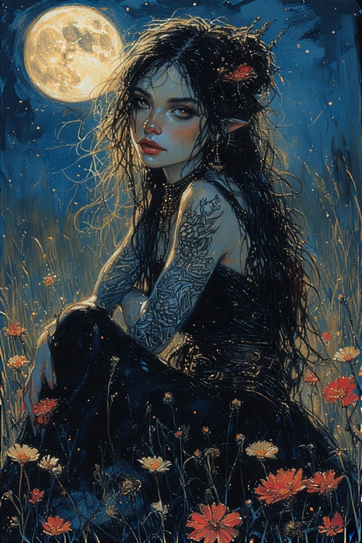 A-stunning-dark-elf-female-wit-9
