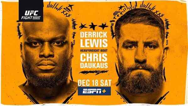  UFC Fight Night 199 Lewis vs Daukaus