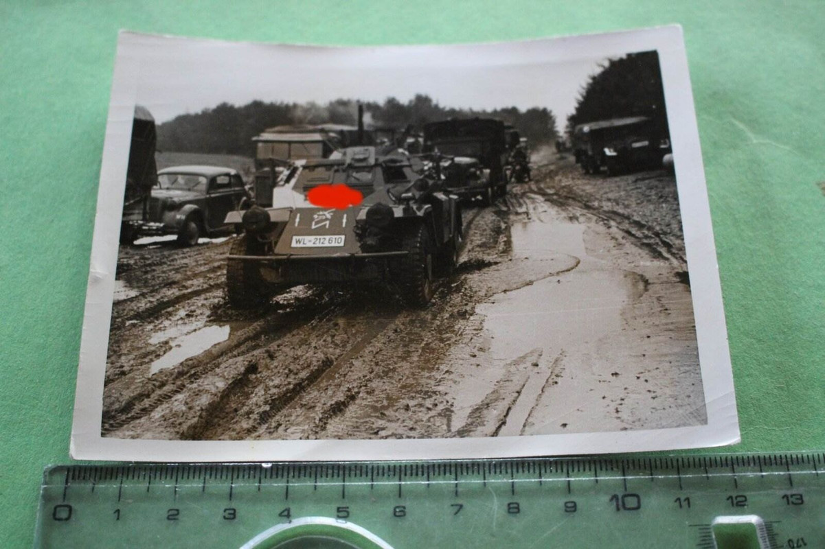 Panzerspähwagen der Luftwaffe SdKfz 222 Kennung