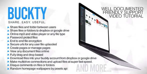 Buckty – File Hosting And Multi Cloud Service PHP Script