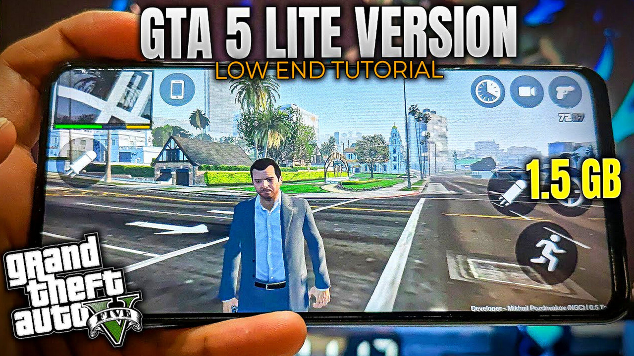 GTA 5 Mobile Gameplay Action Scene