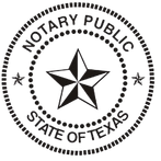 texas notary stamp