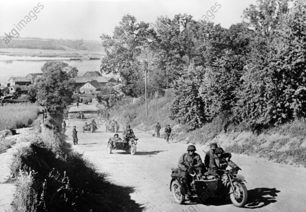 II. WK - Ostfront - Kradschützen 1941