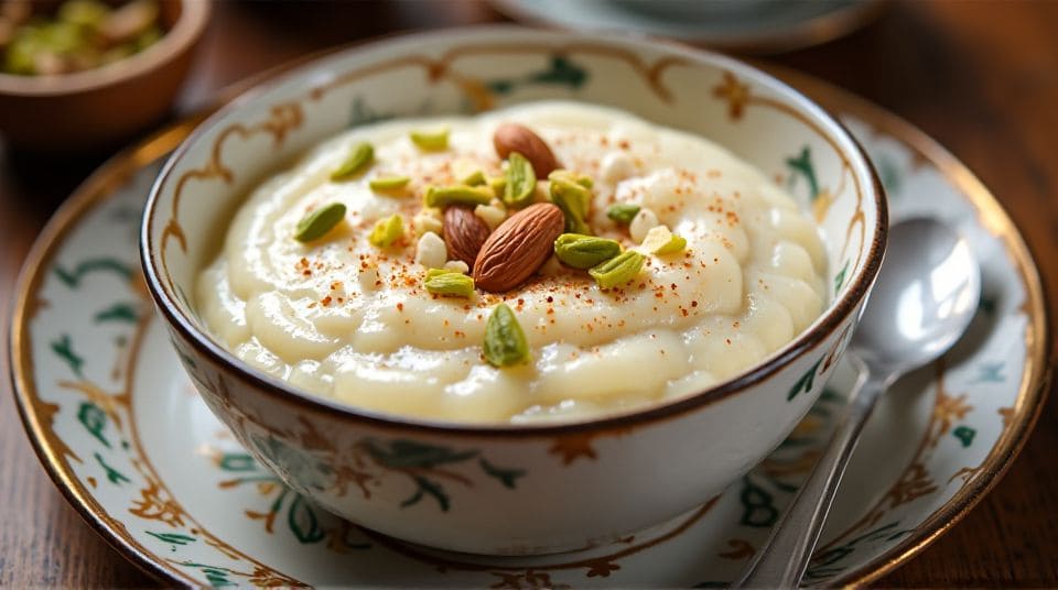 Pakistani Kheer Recipe – Traditional Rice Pudding Dessert with Milk and Nuts
