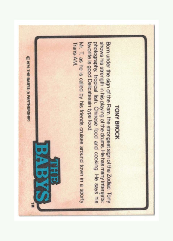 1979 Donruss Rock Stars - You Pick to Complete Your Set - Bild 18 von 138