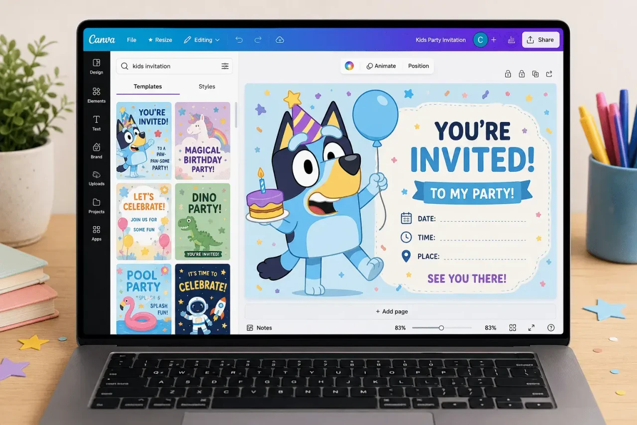 Editable Invitations