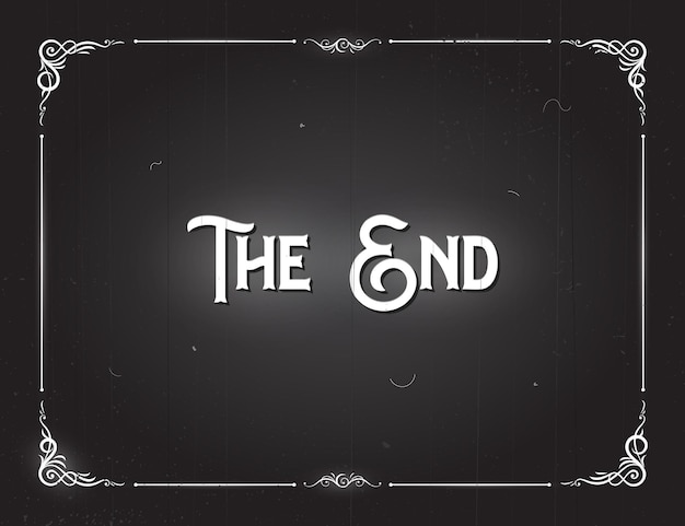 film-end-screen-silent-movie-cinema-border