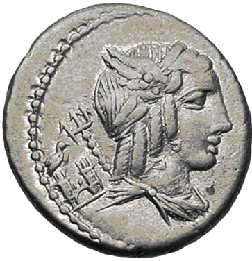 Glosario de monedas romanas. PÁJAROS. 2