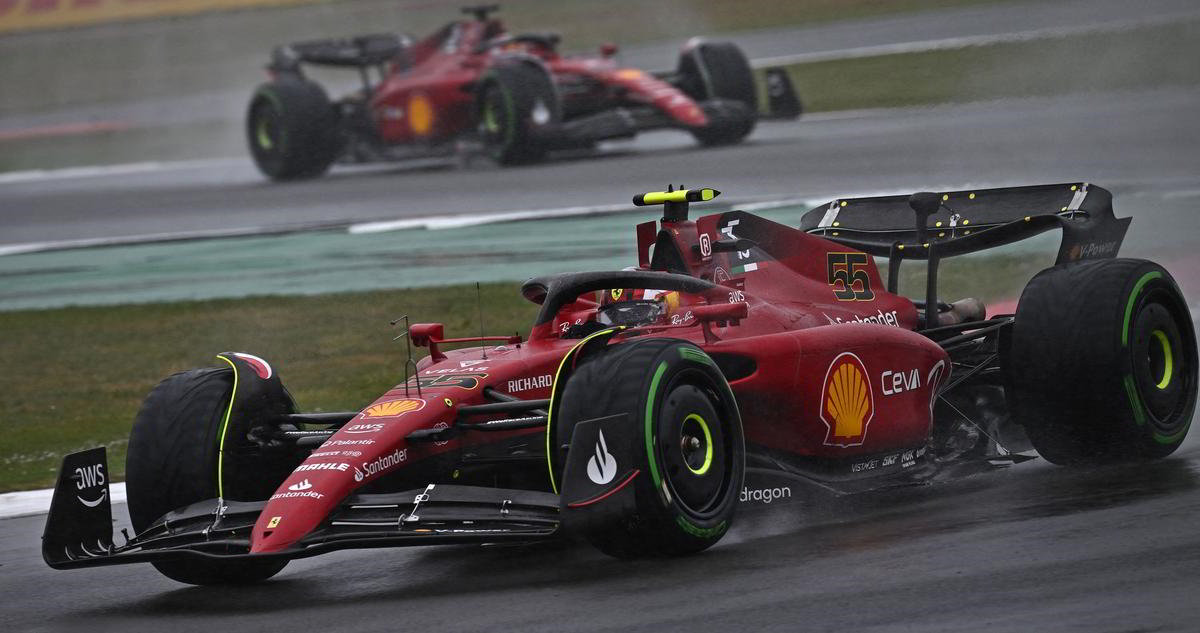 La griglia di partenza del Gran Premio di Gran Bretagna di Formula 1 2022