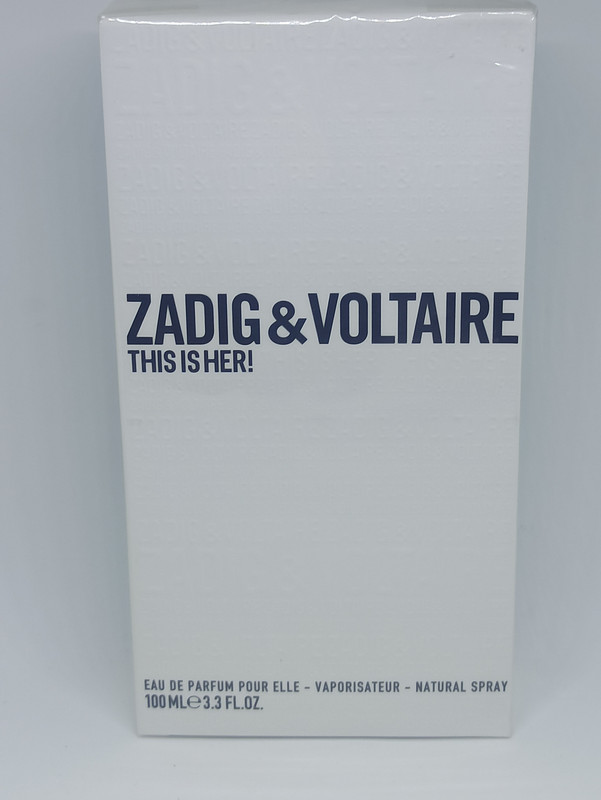 This is Her Zadig & Voltaire 3.3 oz 100 ml Eau De Parfum