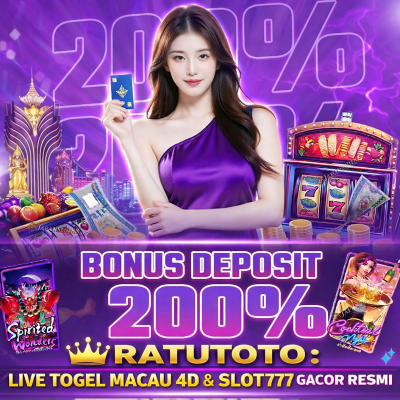 RATUTOTO: Live Togel Macau 4D & Slot777 Gacor Resmi Terpercaya Hari Ini image 1