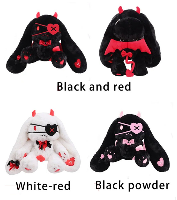 Lovely Lota Demon Rabbit Plush Bag