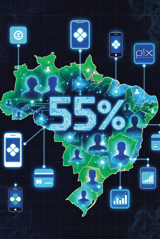 Mais da metade dos brasileiros já é cliente de fintechs ou bancos digitais, revela TransUnion