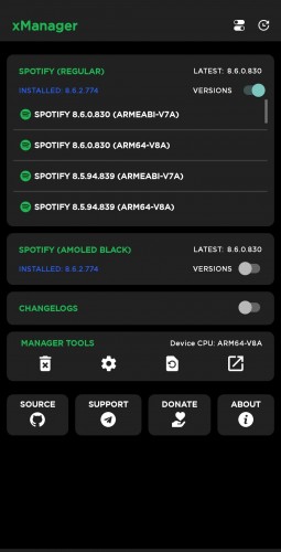 xManager Spotify v4 3 APK