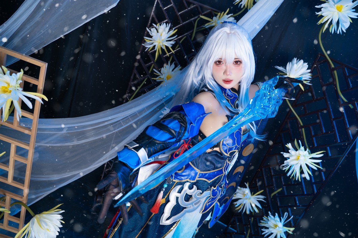 PoppaChan Jingliu Cosplay (Honkai Star Rail) – 40 Photos 344MB插图3