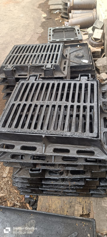 Black Square Grating