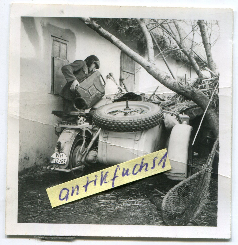 Foto - 3 - schweres Zündapp KS-750 WH-Krad-Gespann in Besarabien 1944