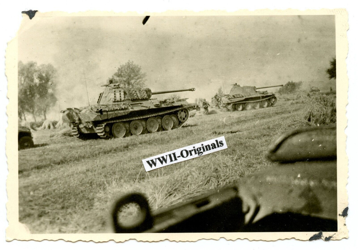 Foto Panzer V Panther Panzerkorps GD Ostpreußen Sept. 1944 Fhr.-Begleit-Btl.1