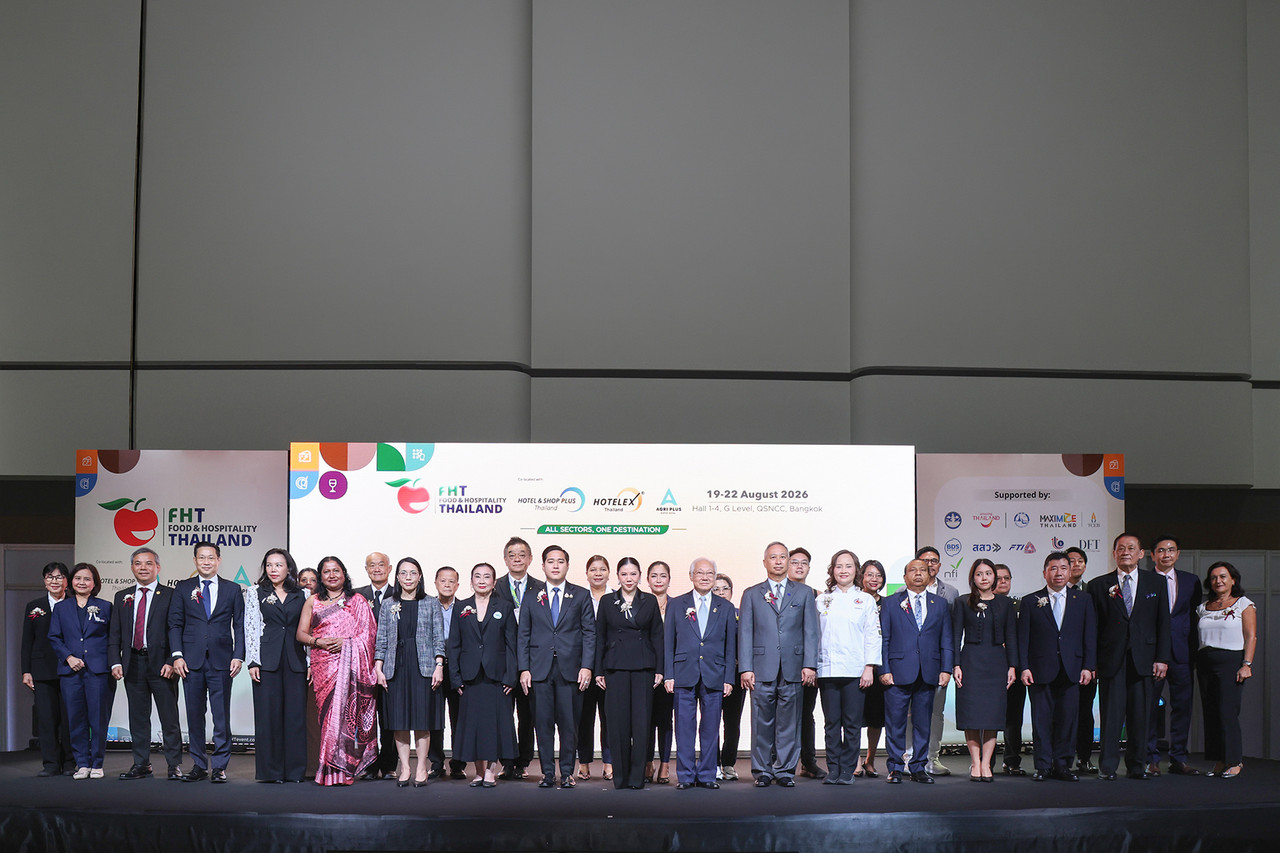 ภาครัฐ - เอกชน และ อินฟอร์มา มาร์เก็ตส์ เปิดงานงาน Food & Hospitality Thailand 2026 รวม 4 งานใหญ่ ร่วมขับเคลื่อนยกระดับระบบนิเวศธุรกิจท่องเที่ยวไทย