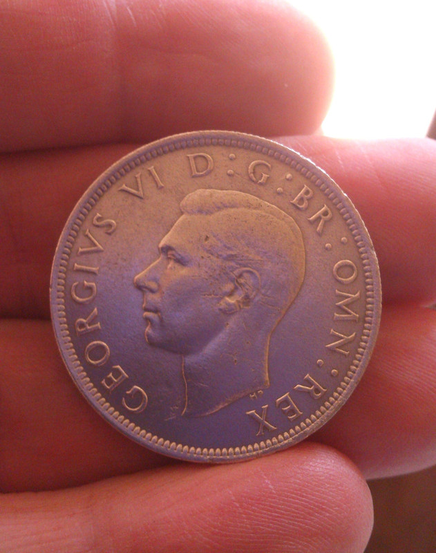 1943 George VI half crown obverse 07072013