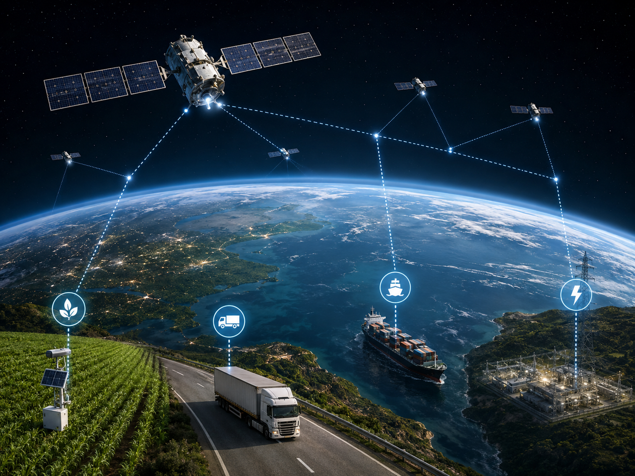 Satélites devem levar IoT a quase 200 milhões de conexões até 2035  e mudar o mapa da internet das coisas