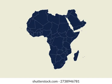 Middle East & Africa térkép