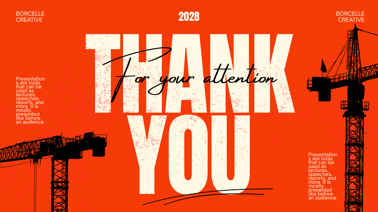 Orange and Black Bold Grunge Digital Marketing Presentation