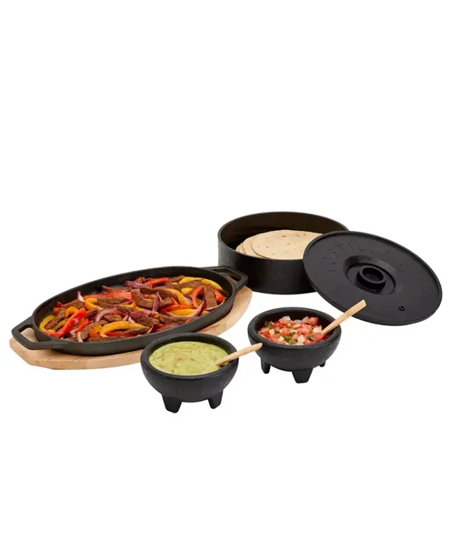 Save over 50% on an 8-Piece Cast Iron Fajita Set at Macy’s Save over 50% on an 8-Piece Cast Iron Fajita Set at Macy’s