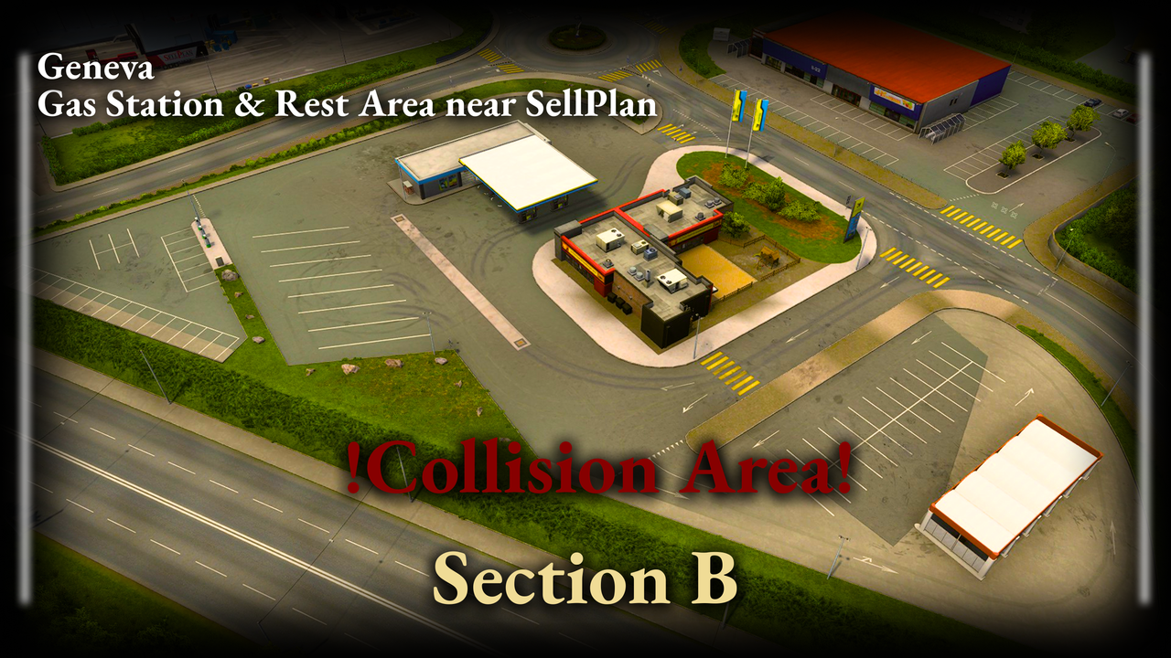 Section B | Gas Station & Rest Area near SellPlan