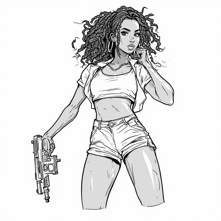 GTA-s-ebony-girl-holding-gun-L-(8)