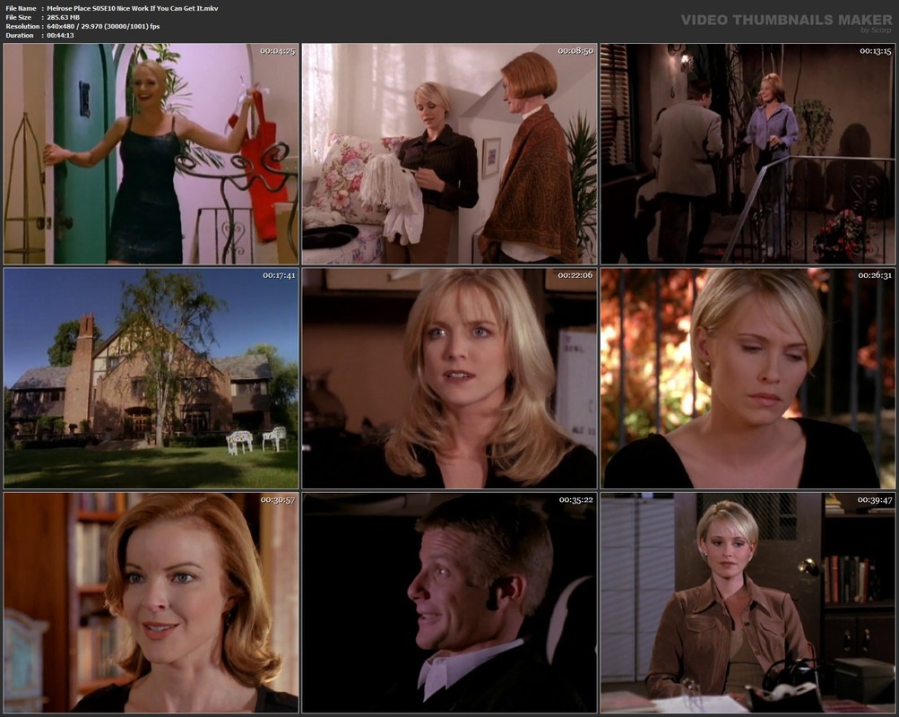 Melrose Place S05E10 Nice Work If You Can Get It.mkv