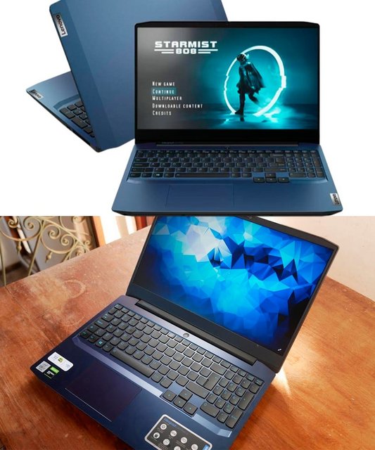 Notebook Ideapad Gaming 3i Intel Core I5-10300h 8gb (Geforce Gtx 1650 4gb) 256gb Ssd Fhd Linux 15.6″ Azul