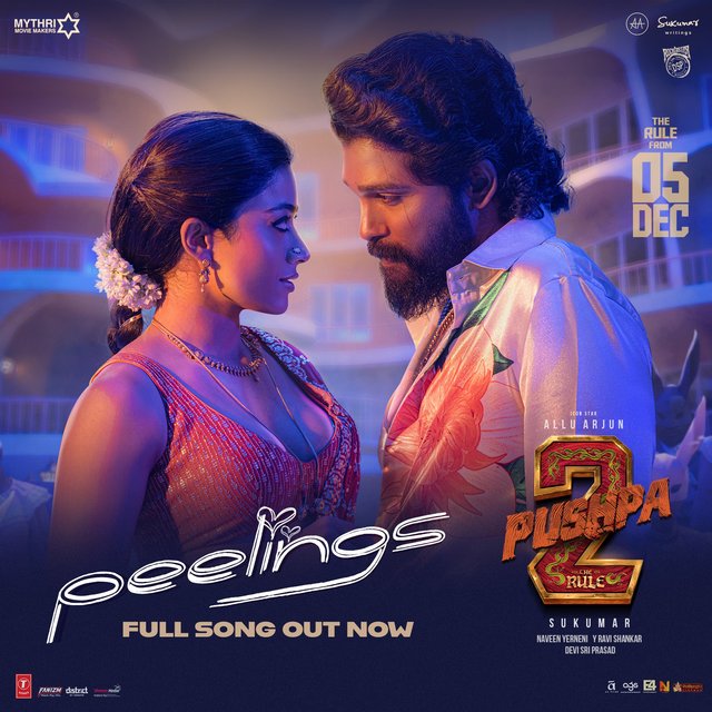 Peelinge Video Song – Pushpa 2 The Rule (2024) Ft. Allu Arjun & Rashmika Mandanna HD 2160p 1080p Dwonload