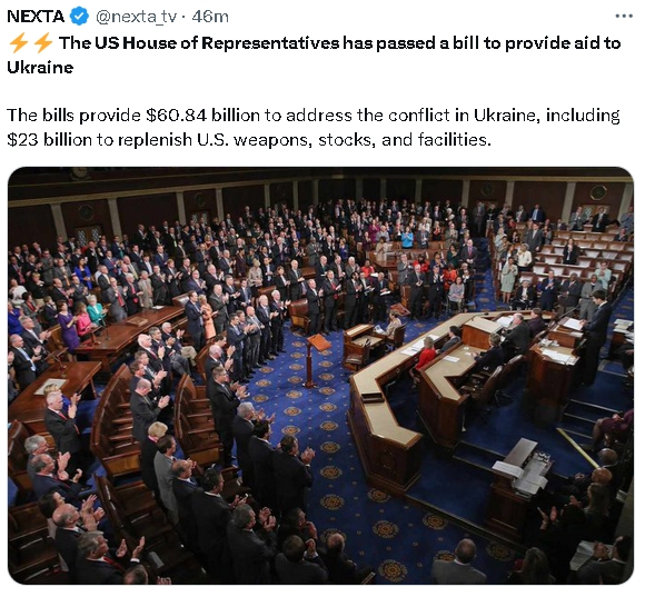 USA Kongres donio zakon o pomoći Ukrajini Screenshot-15543