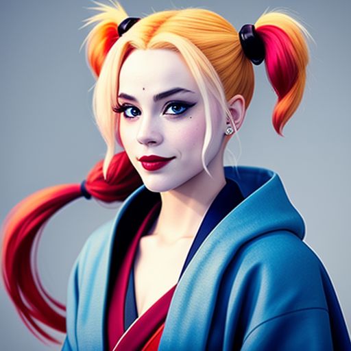 Harley-Quinn-wearing-a-kimono-86