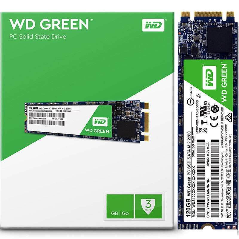 Cyberpuerta: SSD Western Digital WD Green, 480GB, SATA III M.2 