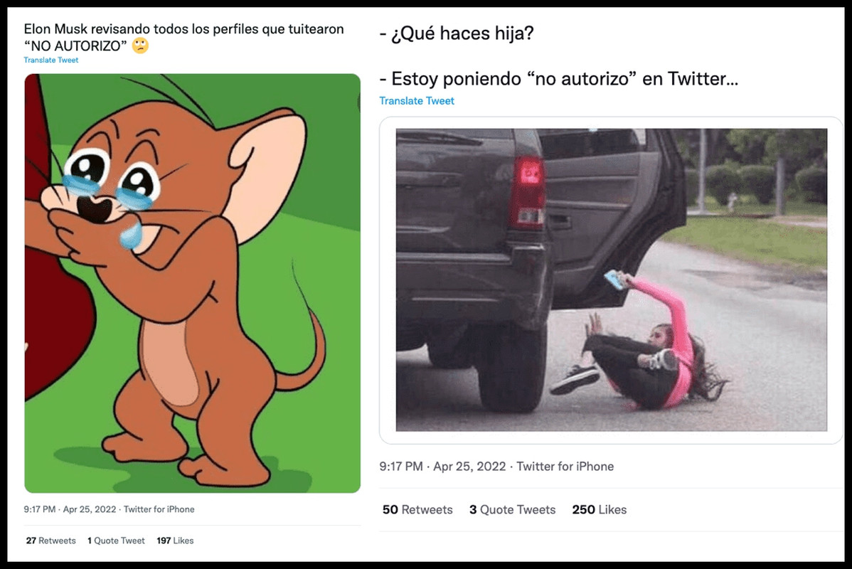Usuarios de Twitter prohíben a Elon Musk usar sus datos personales y crean memes
